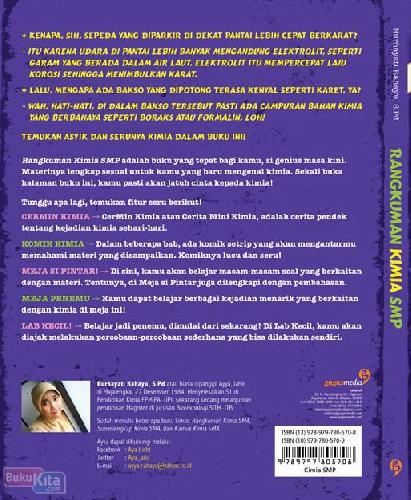 Cover Belakang Buku Rangkuman Kimia SMP