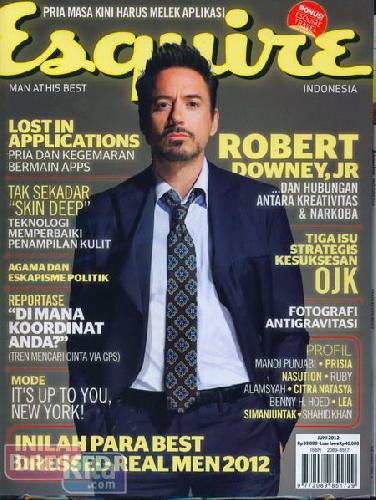 Cover Buku Majalah Esquire #64 - Juni 2012