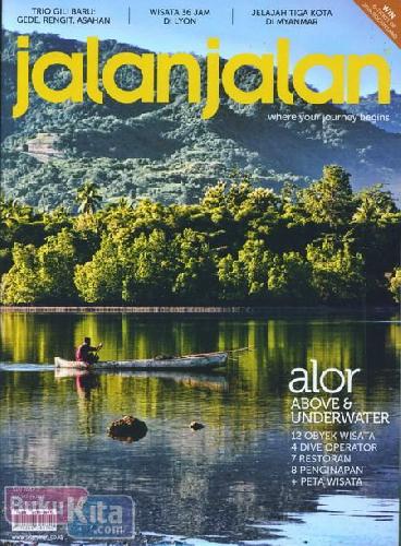 Cover Buku Majalah Jalan Jalan Travel in Style vol VIII no 06 - Juni 2012
