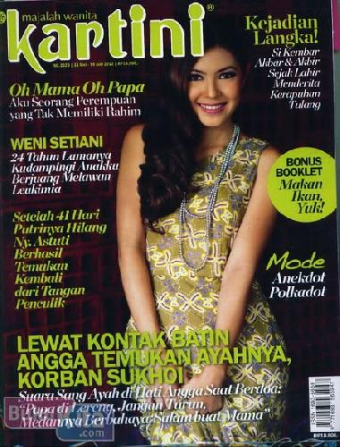 Cover Buku Majalah Kartini No. 2323 | 31 Mei - 14 Juni 2012