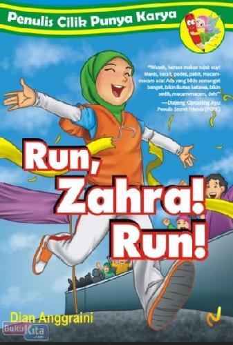 Cover Buku Pcpk : Run. Zahra! Run!