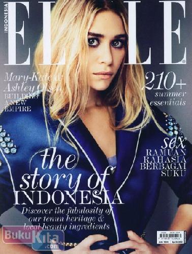 Cover Buku Majalah ELLE Indonesia #51 - Juni 2012 (Kecil)