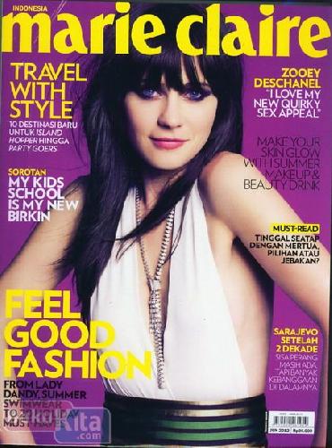 Cover Buku Majalah Marie Claire Indonesia #27 - Juni 2012 REG