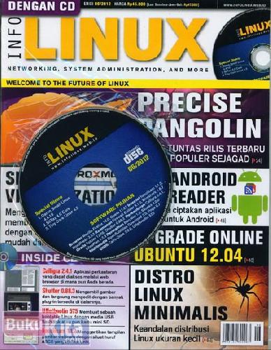 Cover Buku Majalah Info Linux dengan DVD 8 GB #06 - 2012