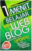 Cover Buku 1 Menit Belajar Bikin Web & Blog Update