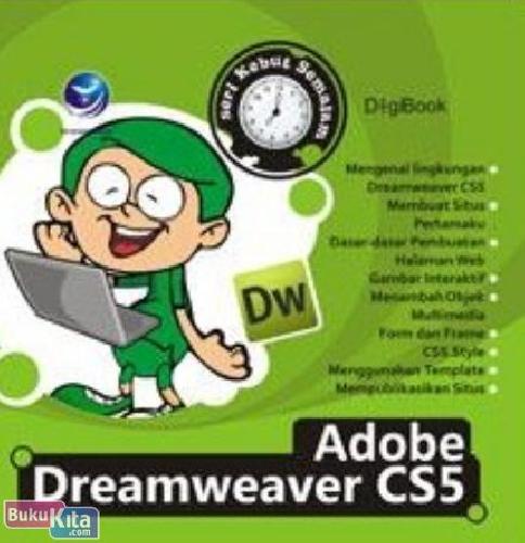 Cover Buku Seri Kebut Semalam : Dreamweaver CS5