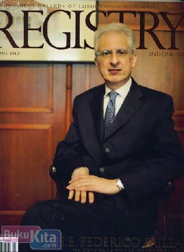 Cover Buku Majalah Registry Indonesia | June 2012