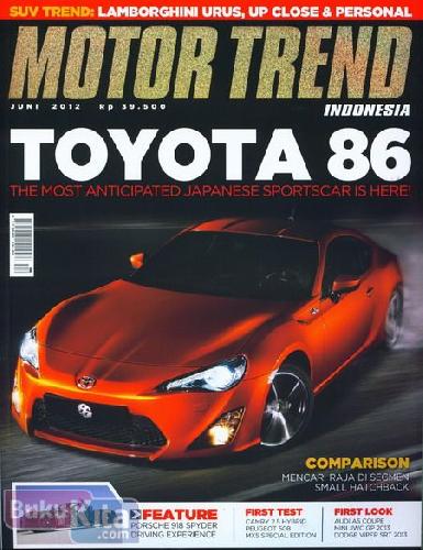 Cover Buku Majalah Motor Trend Indonesia #06 - Juni 2012