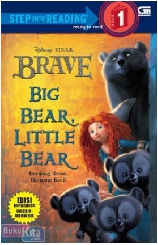 Cover Buku Step into Reading 1 : Brave : Beruang Besar, Beruang Kecil