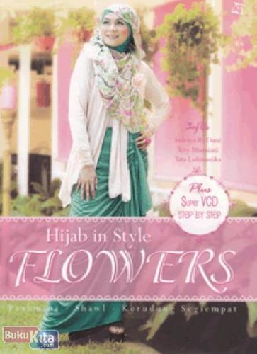 Cover Buku Hijab In Style Flowers