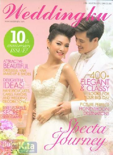Cover Buku Majalah Weddingku Edisi 18, Juni - Agustus 2012