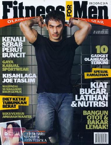 Cover Buku Majalah Fitness For Men - Juli 2012