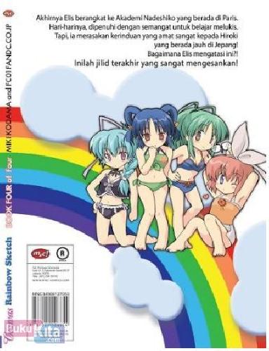 Cover Belakang Buku Canvas : Rainbow Sketch 04 (tamat)