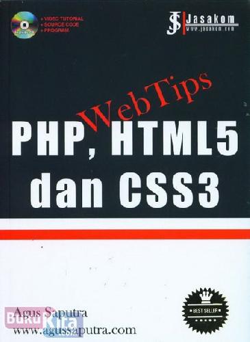 Cover Buku Web Tips PHP, HTML5 dan CSS3