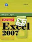 Cover Buku Belajar Cepat Microsoft Excel, 2007