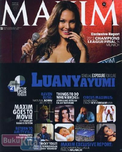 Cover Buku Majalah Maxim #80 - Juli 2012