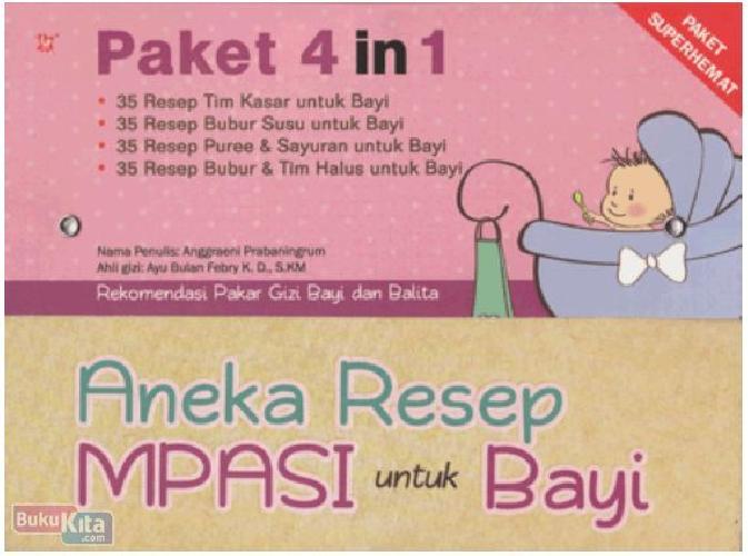 Cover Buku Paket 4 in 1 Aneka Resep Mpasi untuk Bayi