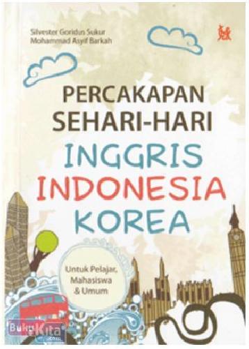 Cover Buku Percakapan Sehari-hari Inggris Indonesia Korea