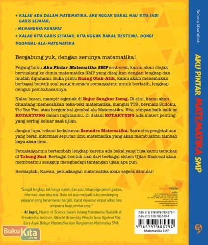 Cover Belakang Buku Aku Pintar Matematika SMP