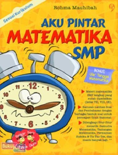 Cover Buku Aku Pintar Matematika SMP