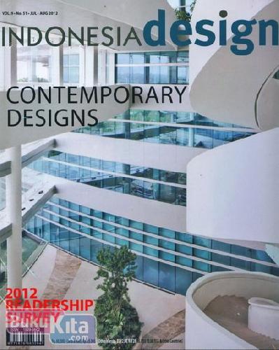 Cover Buku Majalah Indonesia Design Vol. 9 No. 51 | Jul - Aug 2012