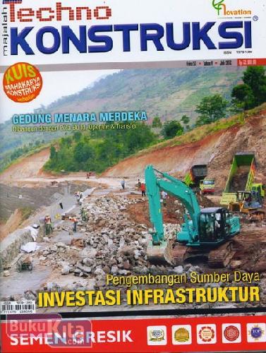 Cover Buku Majalah Techno Konstruksi #51 - Juli 2012