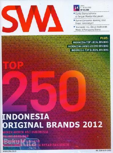 Cover Buku Majalah SWA Sembada No. 14 | 5 - 18 Juli 2012