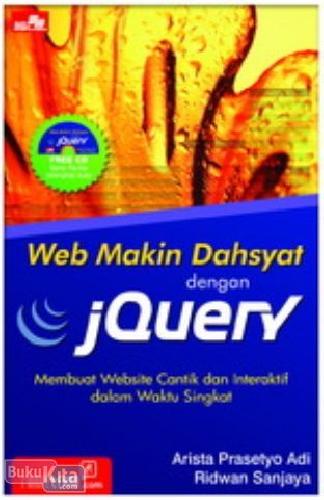 Cover Buku Web Makin Dahsyat dengan Jquery