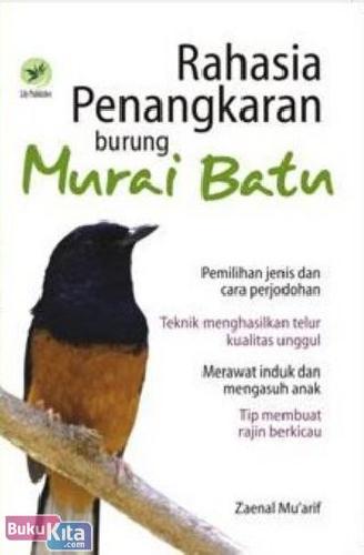 Cover Buku Rahasia Penangkaran Burung Murai Batu