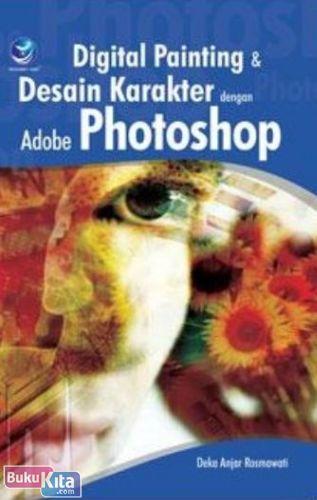 Cover Buku Digital Painting & Desain Karakter dengan Adobe Photoshop
