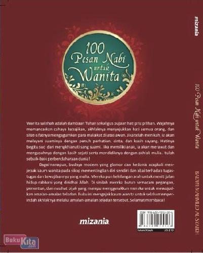 Cover Belakang Buku 100 Pesan Nabi Untuk Wanita (New-Rep)