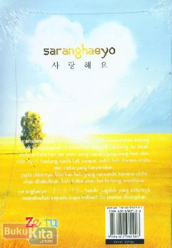 Cover Belakang Buku Saranghaeyo (Korea's Story)