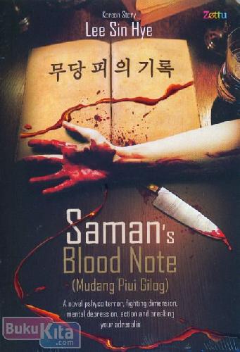 Cover Buku Samans Blood Note - Mudang Piui Gilog 