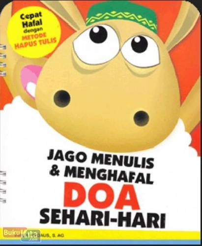 Cover Buku Jago Menulis & Menghafal Doa Sehari-hari