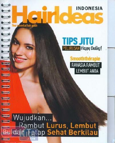 Cover Belakang Buku Majalah Hair Ideas #23 | Juli - September 2012