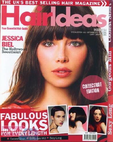 Cover Buku Majalah Hair Ideas #23 | Juli - September 2012