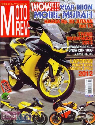 Cover Buku Majalah MOTOREV #07 - Juli 2012