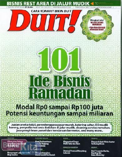 Cover Buku Majalah Duit! No. 07 - Juli 2012