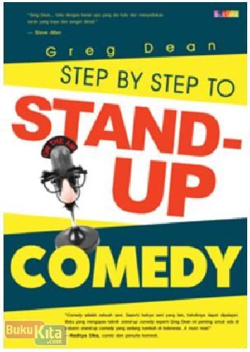 Cover Buku Step by Step to Stand-up Comedy