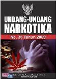 Cover Buku UU Narkotika No 35 Tahun 2009