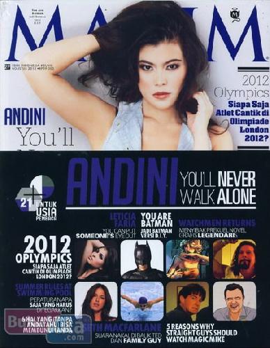 Cover Buku Majalah Maxim #81 - Agustus 2012