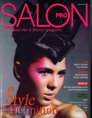 Cover Buku 	Majalah Salon Pro Indonesia Hair & Beauty Magazine #140 - 2012