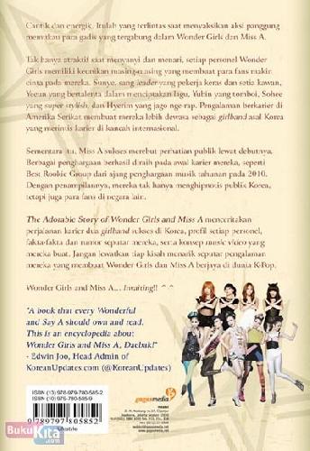 Cover Belakang Buku The Adorable Story of Wonder Girls & Miss A