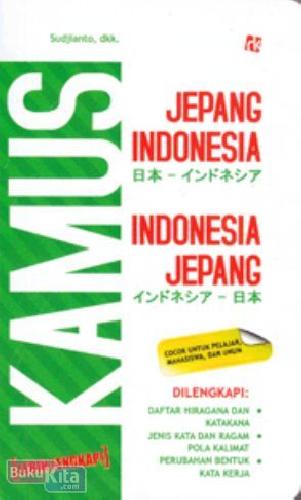Cover Buku Kamus Jepang-Indonesia; Indonesia-Jepang