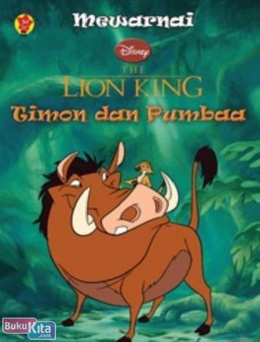 Cover Buku Mewarnai Lion King : Timon & Pumbaa