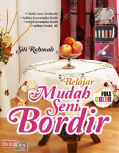 Cover Buku Belajar Mudah Seni Bordir (full color)