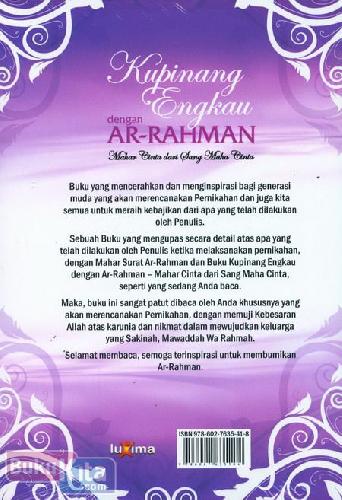 Cover Kupinang Engkau dengan Ar-Rahman : Mahar Cinta dari Sang Maha Cinta