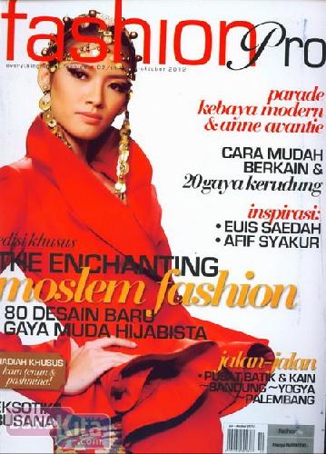 Cover Buku Majalah Fashion Pro #02 | Juli - Oktober 2012