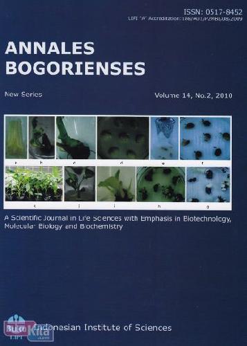 Cover Buku Annales Bogorienses Vol.14 No.2 2010