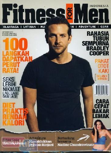 Cover Buku Majalah Fitness For Men - September 2012